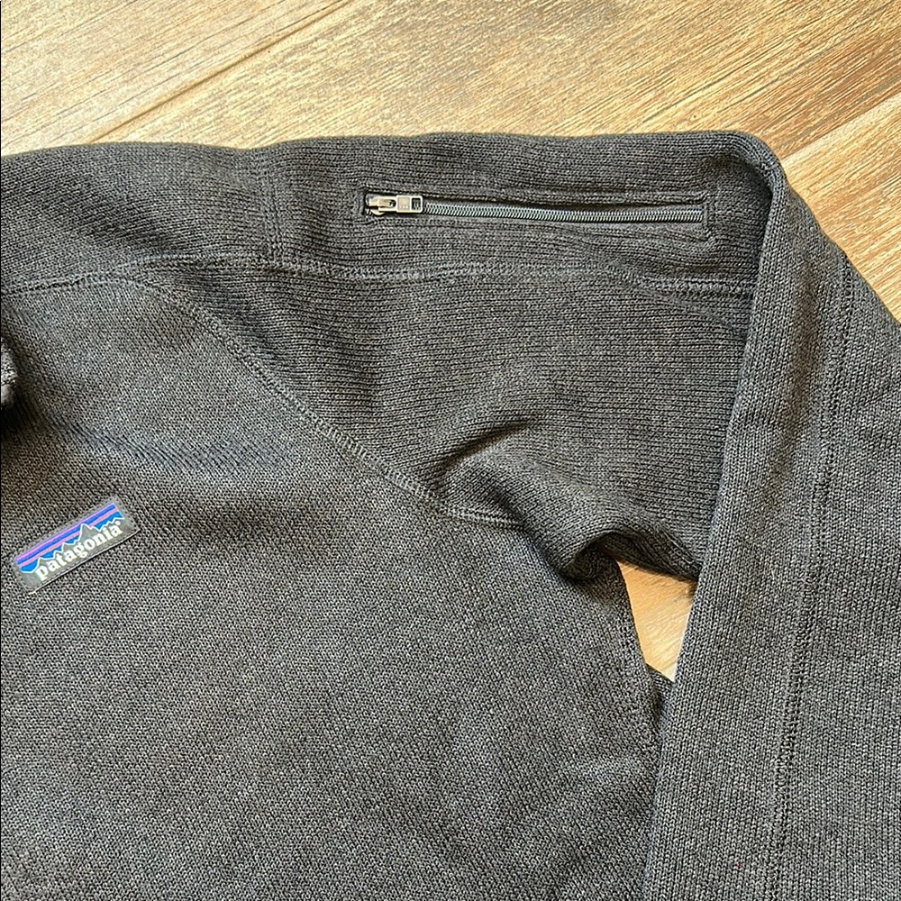 NWT Patagonia Better Sweater Black Sweatshirt Quarter-Zip STY25618 Women’s XL - Picture 8 of 12